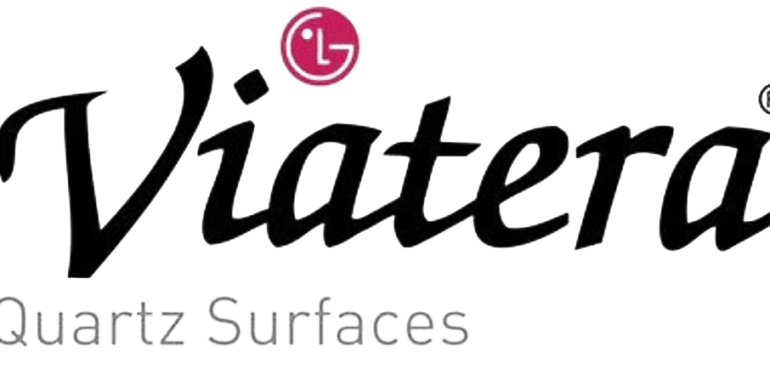 LG Viatera logo with "Quartz Surfaces" written below in smaller text.